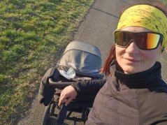 Dámská čelenka na běhání N 154